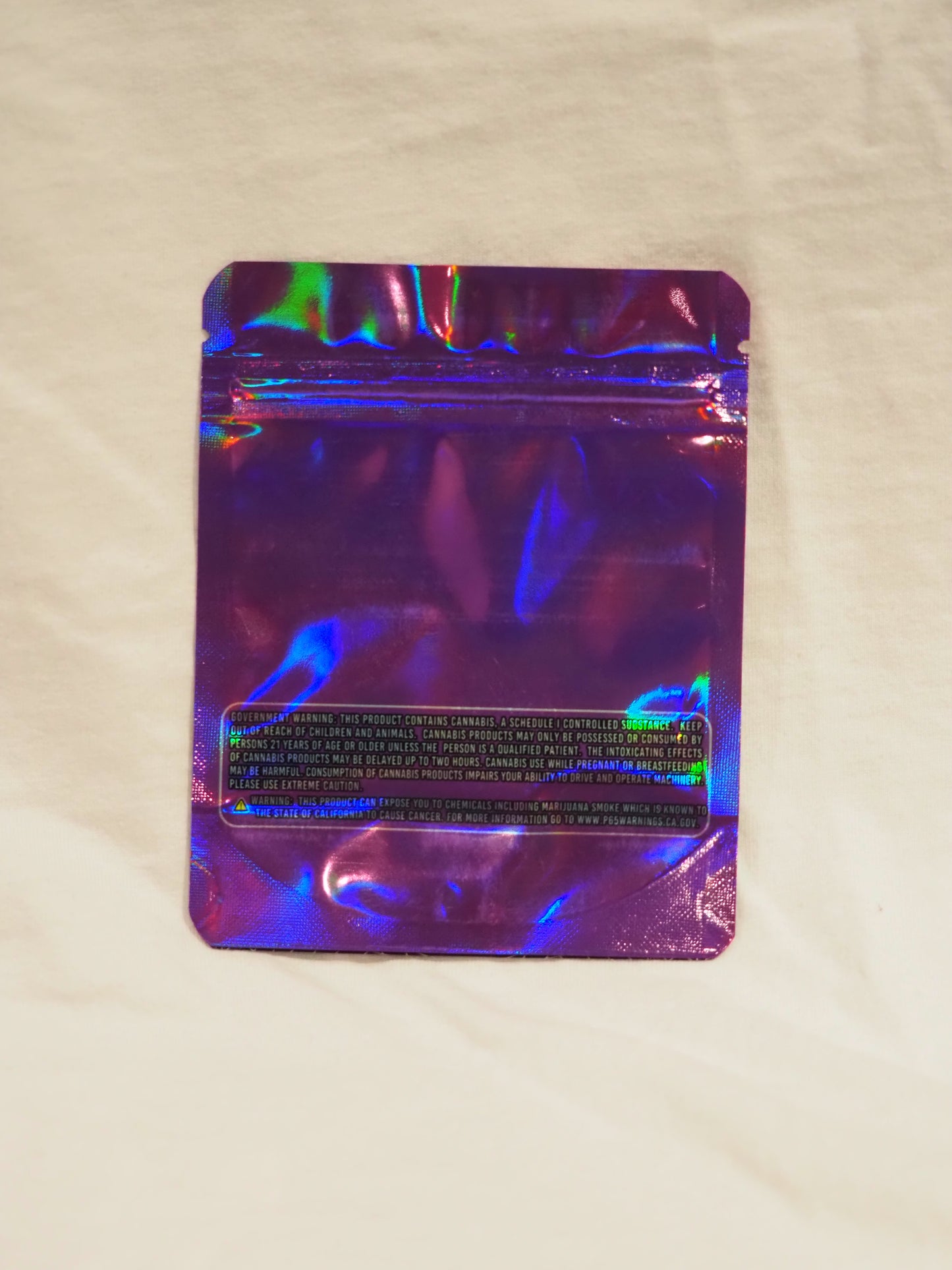 A Halloween Nerds Design Smell-Proof Ziplock Bag (4x6 Inches) - Resealable Odor-Resistant Storage for Herbs, Coffee, and Snacks - 1 piece
